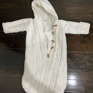 BabyGap hooded sack with loop closure 0-3 months